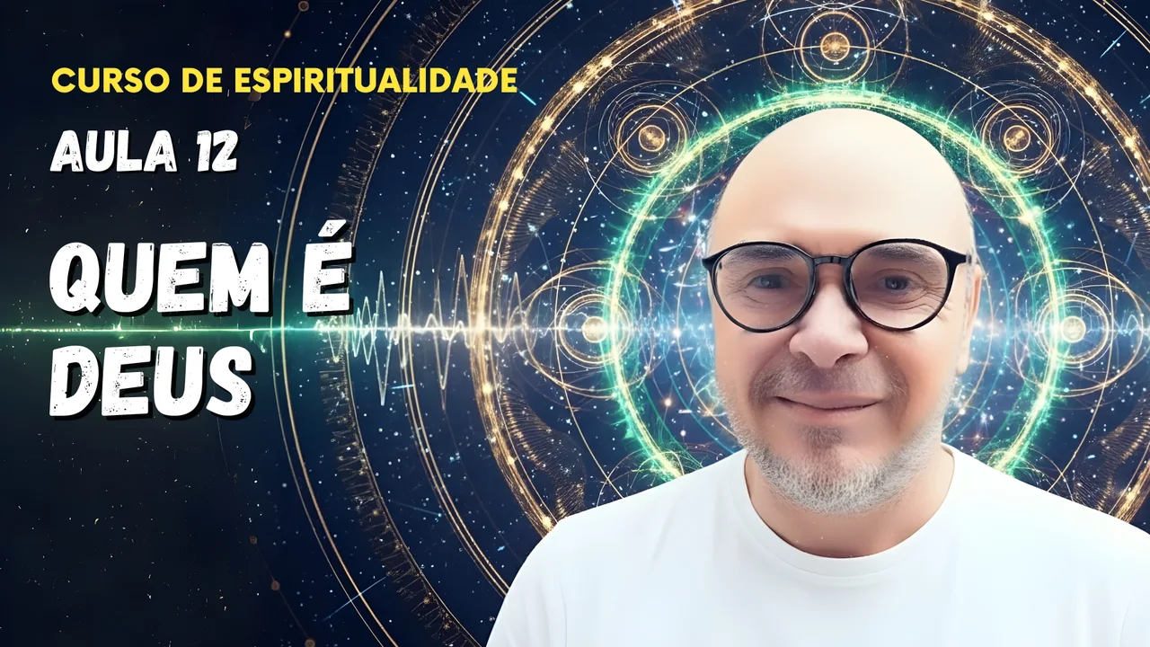 Professor Tibério Z na décima segunda aula do curso gratuito sobre quem é Deus