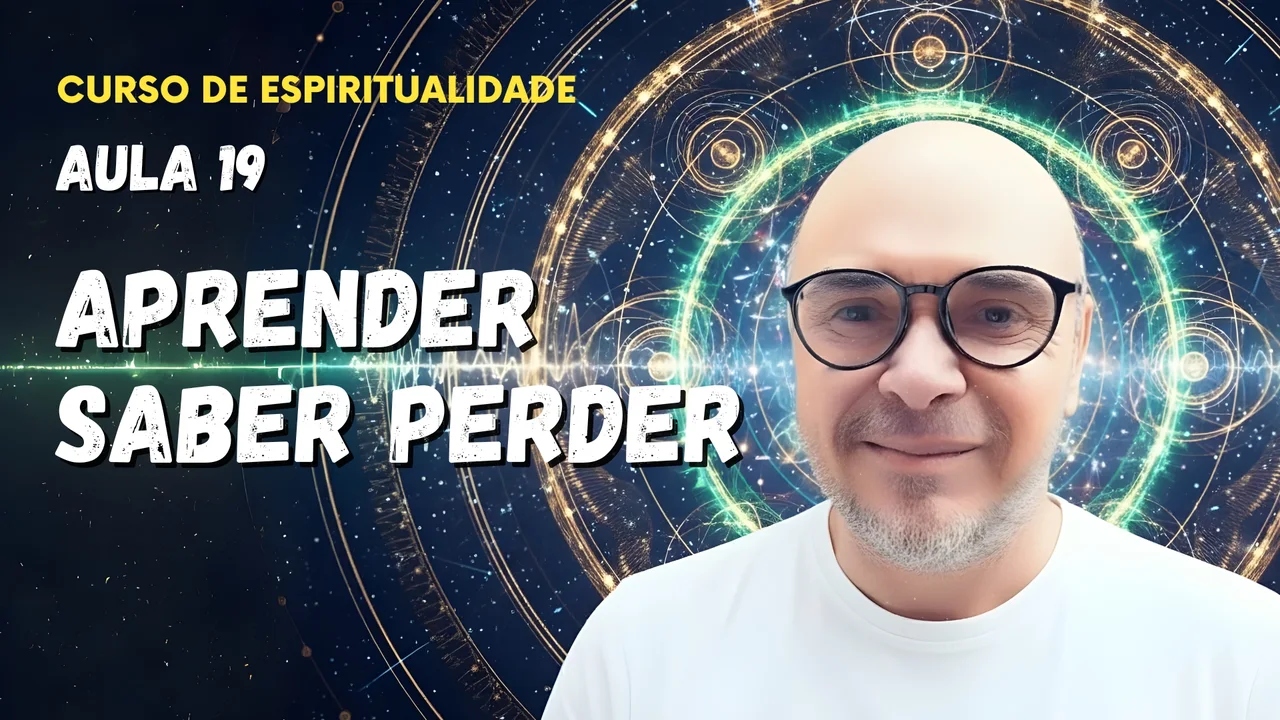 Professor Tibério Z na décima nona aula do curso gratuito sobre aprender a saber perder