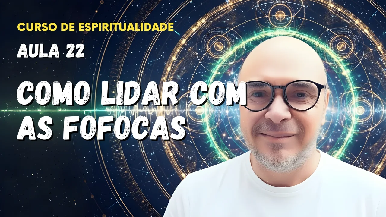 Professor Tibério Z na vigésima segunda aula do curso gratuito sobre fofocas e ofensas