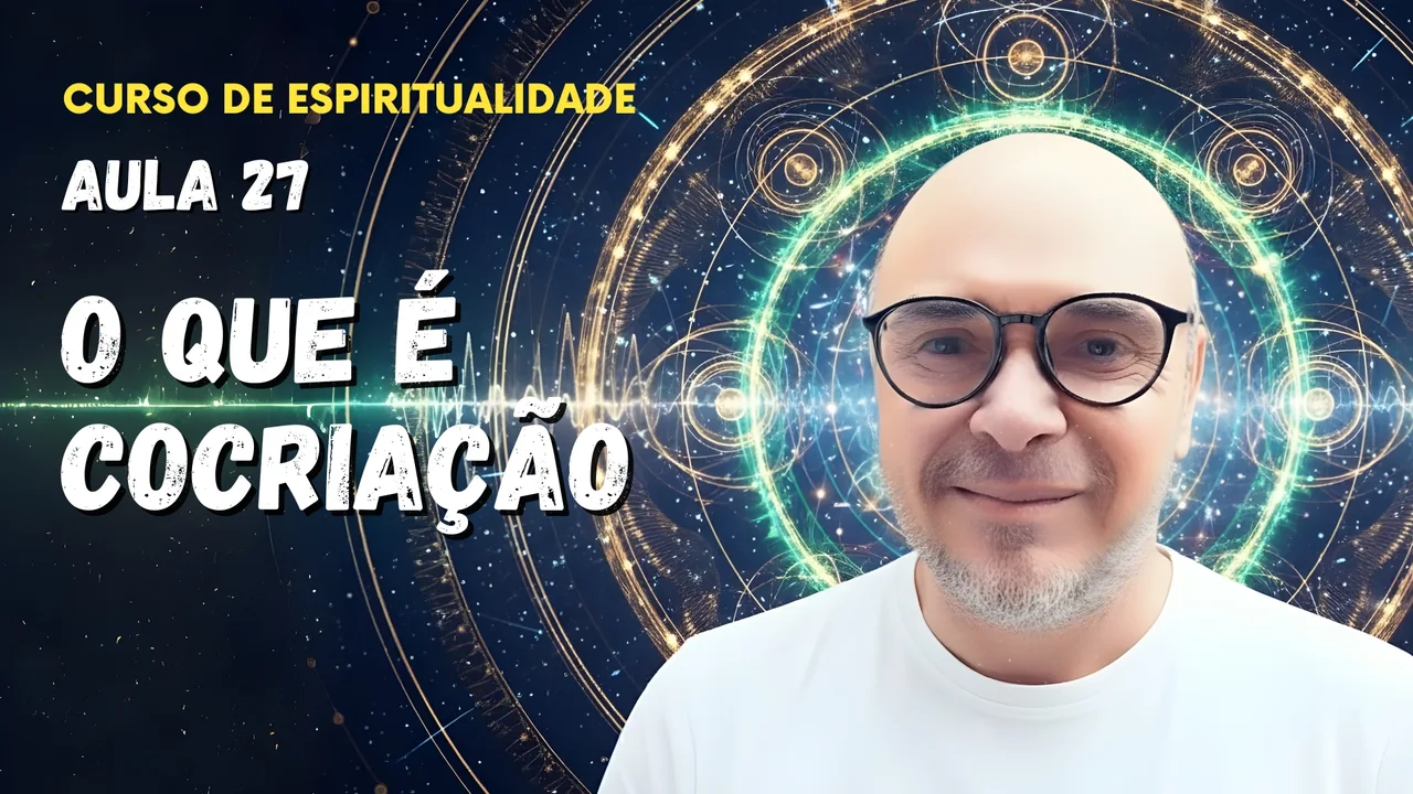 Professor Tibério Z na vigésima sétima aula do curso gratuito sobre cocriação