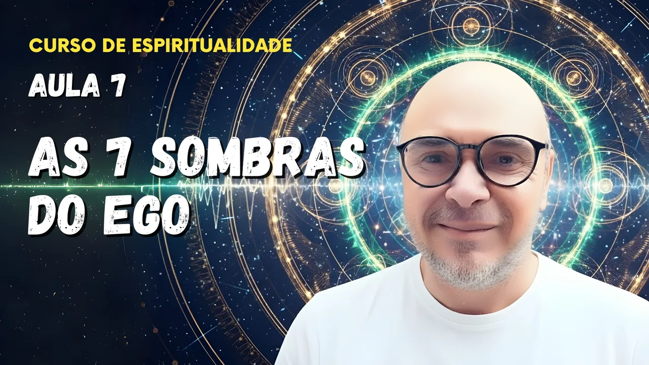Professor Tibério Z na sétima aula do curso gratuito sobre as sombras do ego