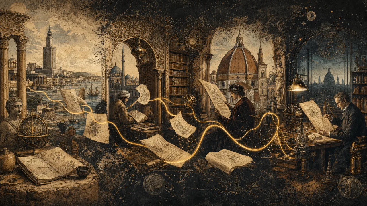 Manuscritos e símbolos herméticos atravessando o Egito romano, o mundo medieval e a Europa moderna