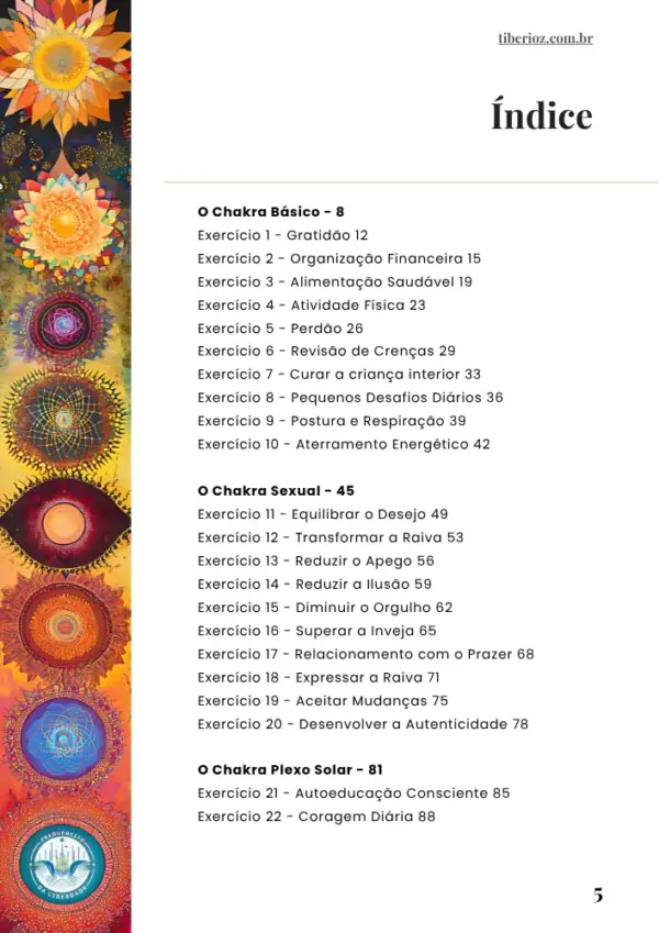 guia exercícios para chakras 2
