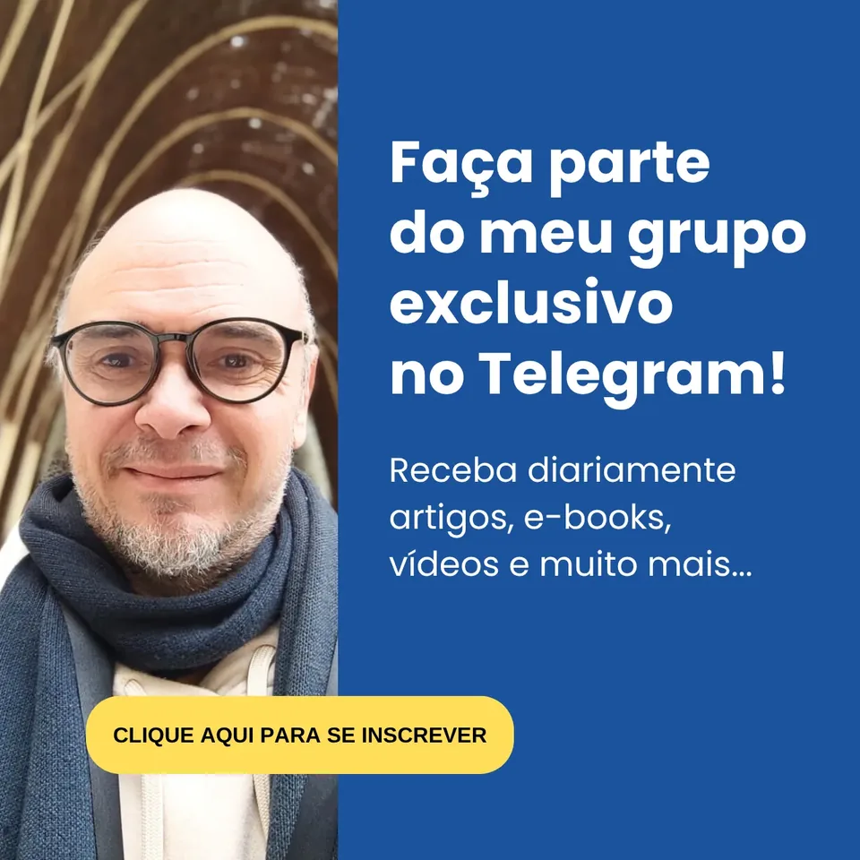 Entre no grupo exclusivo do Prof. Tibério Z no Telegram