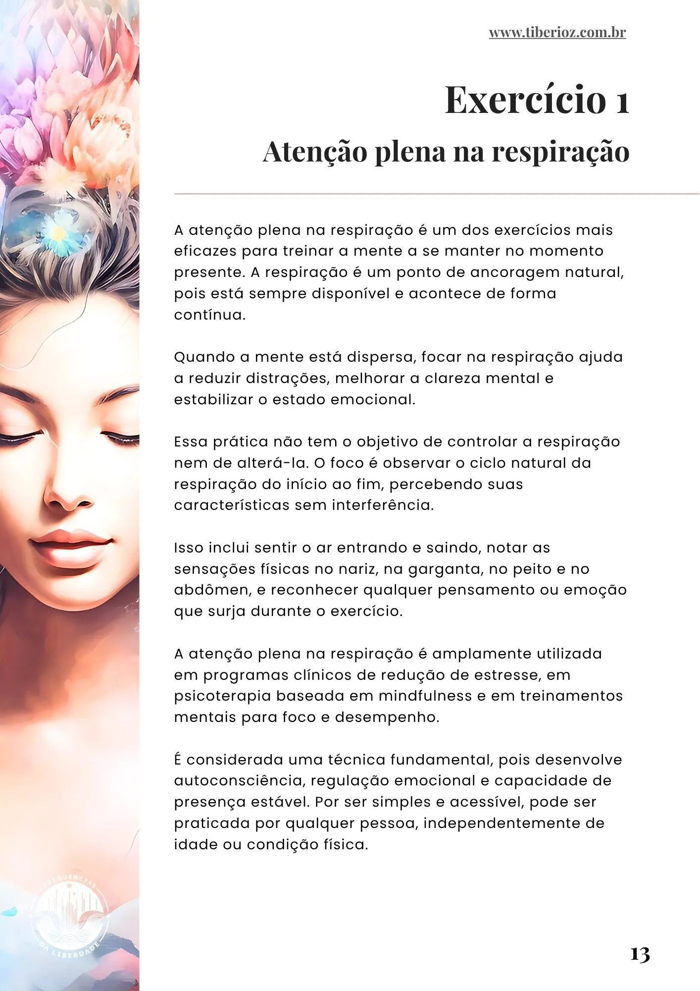 página interna do e-book 35 Exercícios de Atenção Plena Mindfulness