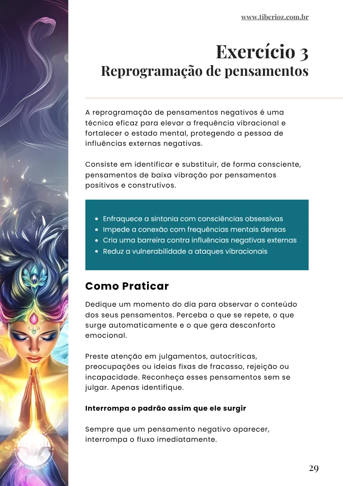 página interna do e-book 36 Exercícios de Proteção Energética