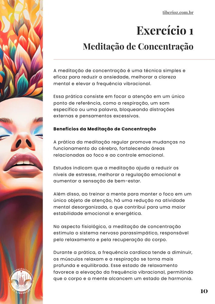 página interna do e-book 42 Exercícios Para Aumentar a Frequência Vibracional