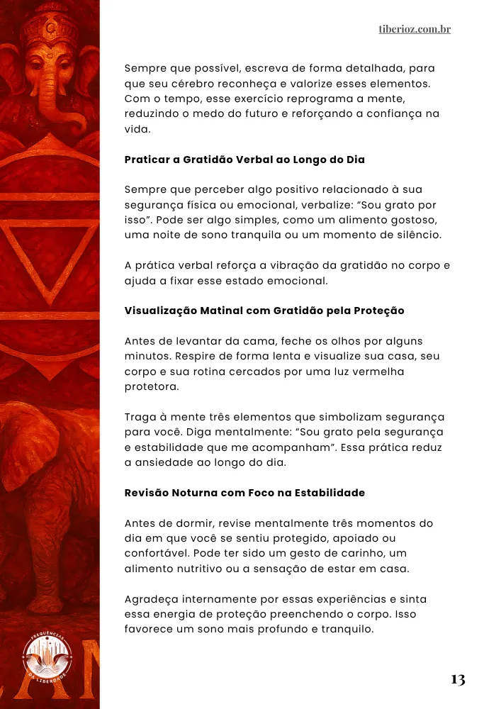 página interna do e-book 69 Exercícios Para Alinhar os Chakras