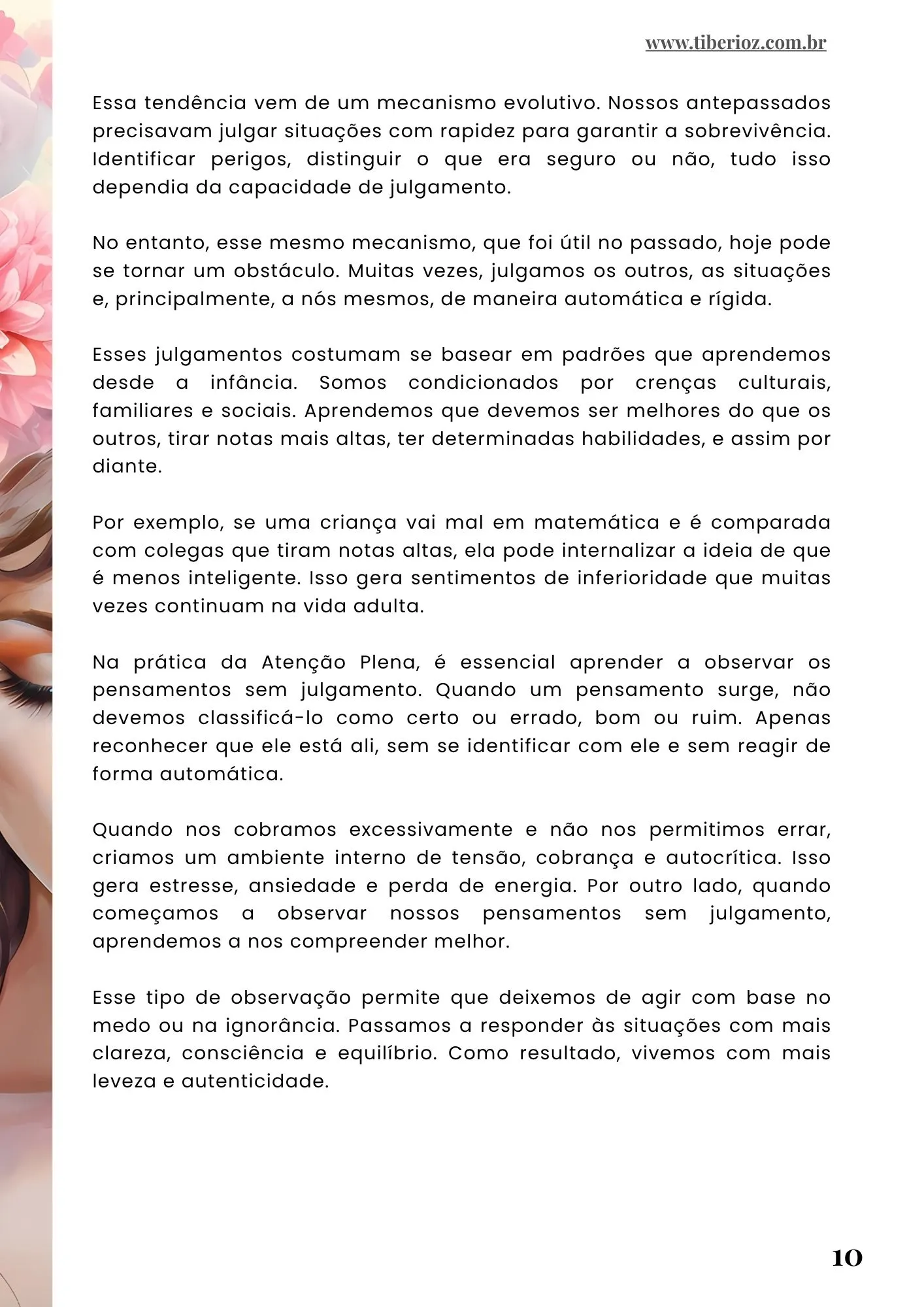 página interna do e-book Guia de Atenção Plena e Mindfulness