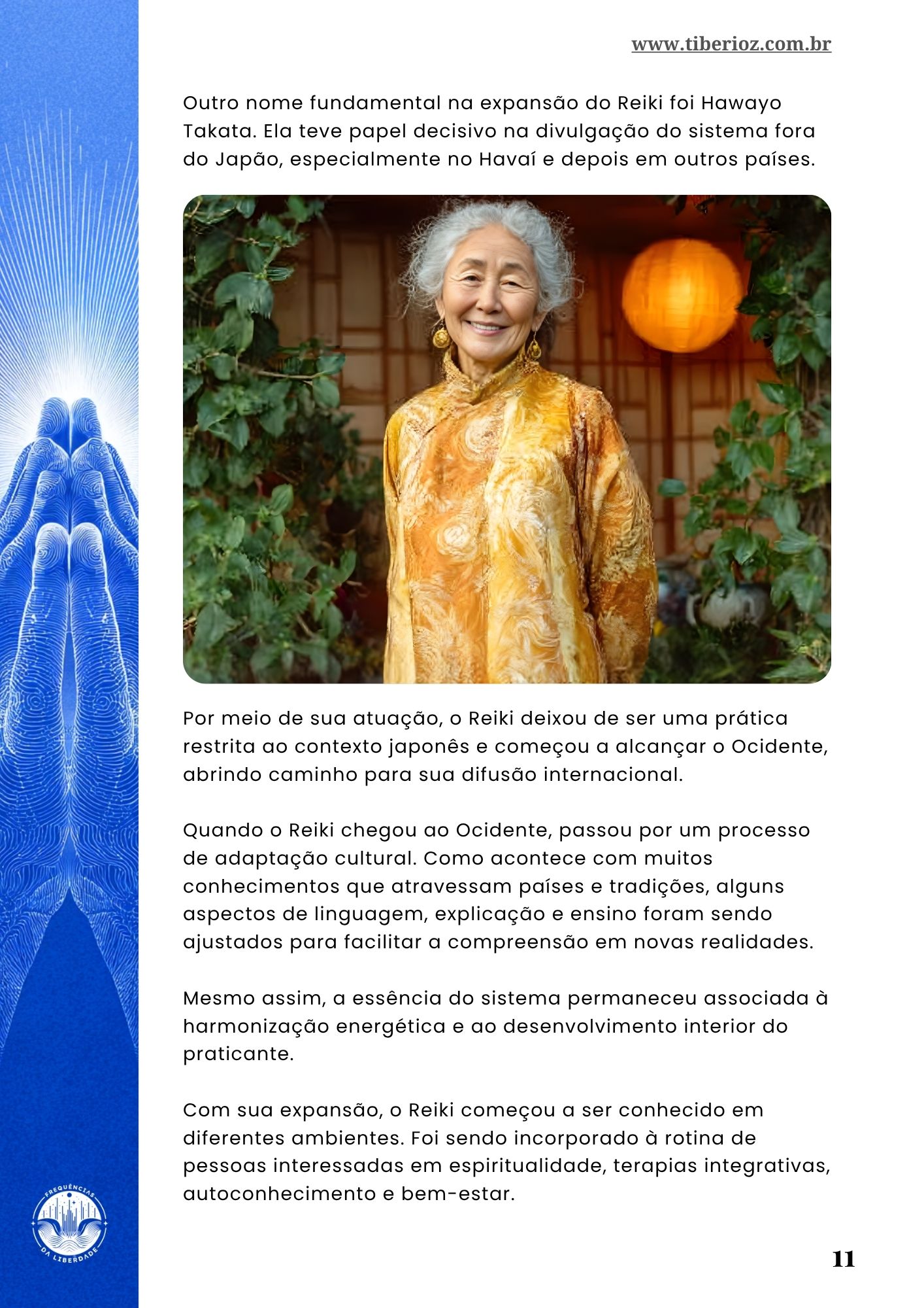 página interna do e-book Guia de Reiki para Iniciantes