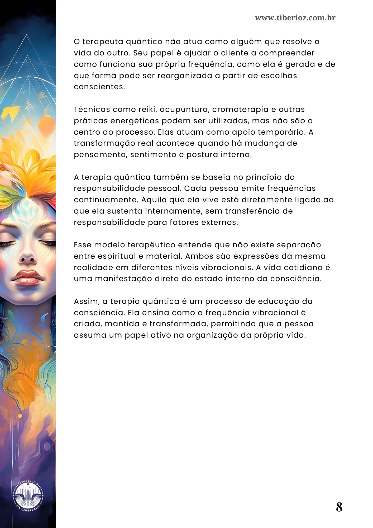 página interna do e-book Guia do Terapeuta Vibracional para Iniciantes