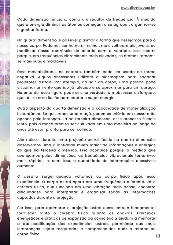 prévia do Manual de Projeção Astral Para Iniciantes